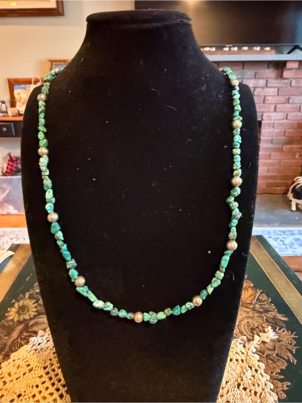 Turquoise Beaded glasses holders